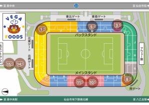 【スタッフ】＜#34湘南ベガフーズ通信＞12/19湘南戦は、8店舗が出店予定🍴［1］こばやし［3］おたこ［5］みやぎお... [ベガルタ仙台【公式】ベガッ太&ルターナ(時々)そしてスタッフ]